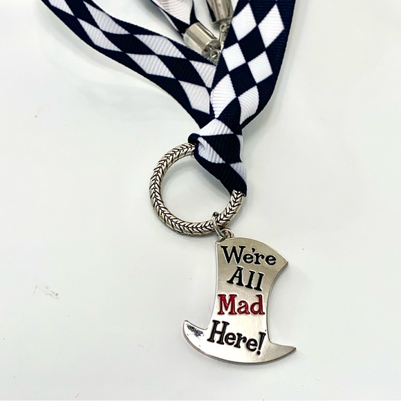 The Girl with Kaleidoscope Eyes Jewelry - We’re All Mad Here Harlequin Necklace